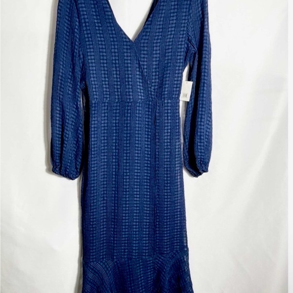 Nordstrom Deep Blue Long Sleeve Lace Dress NWT! Size Small - Picture 11 of 11